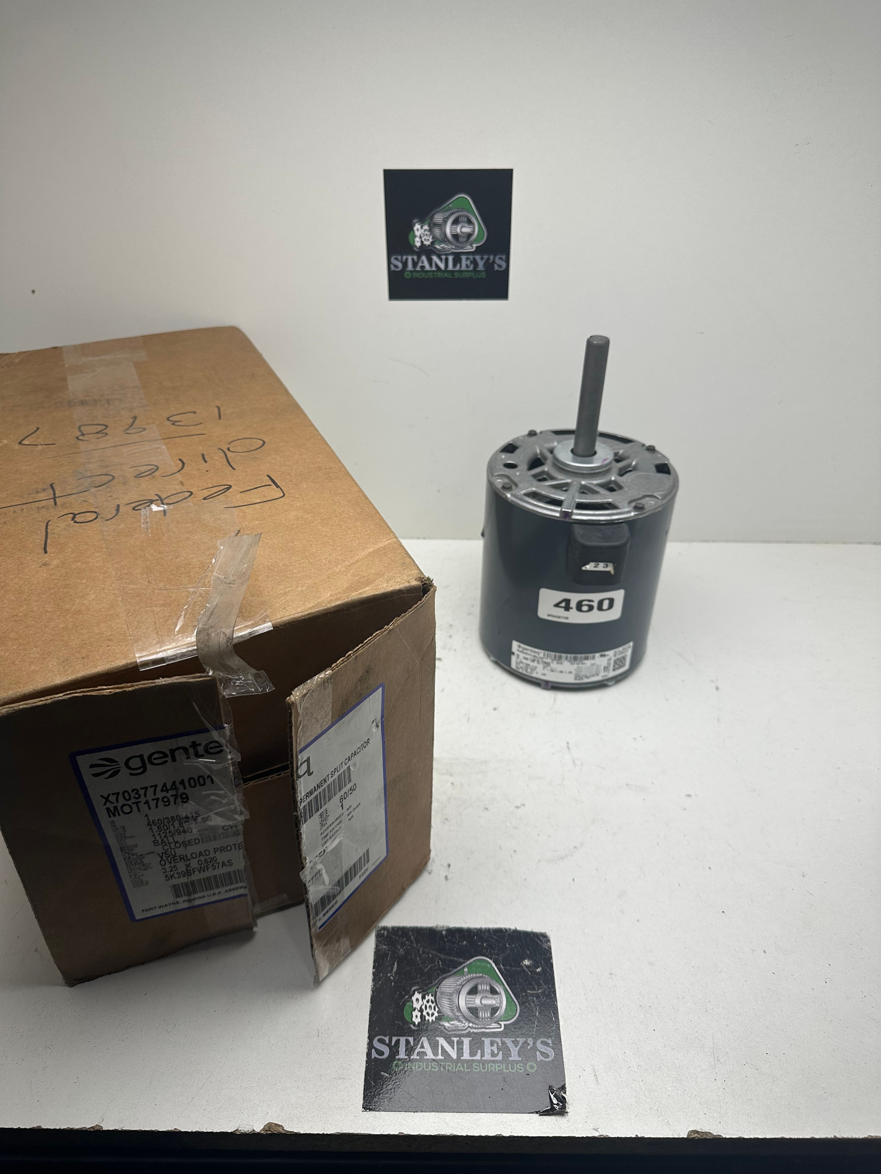 Genteq MOT17979 Electric Motor 1 HP 460/380-415v