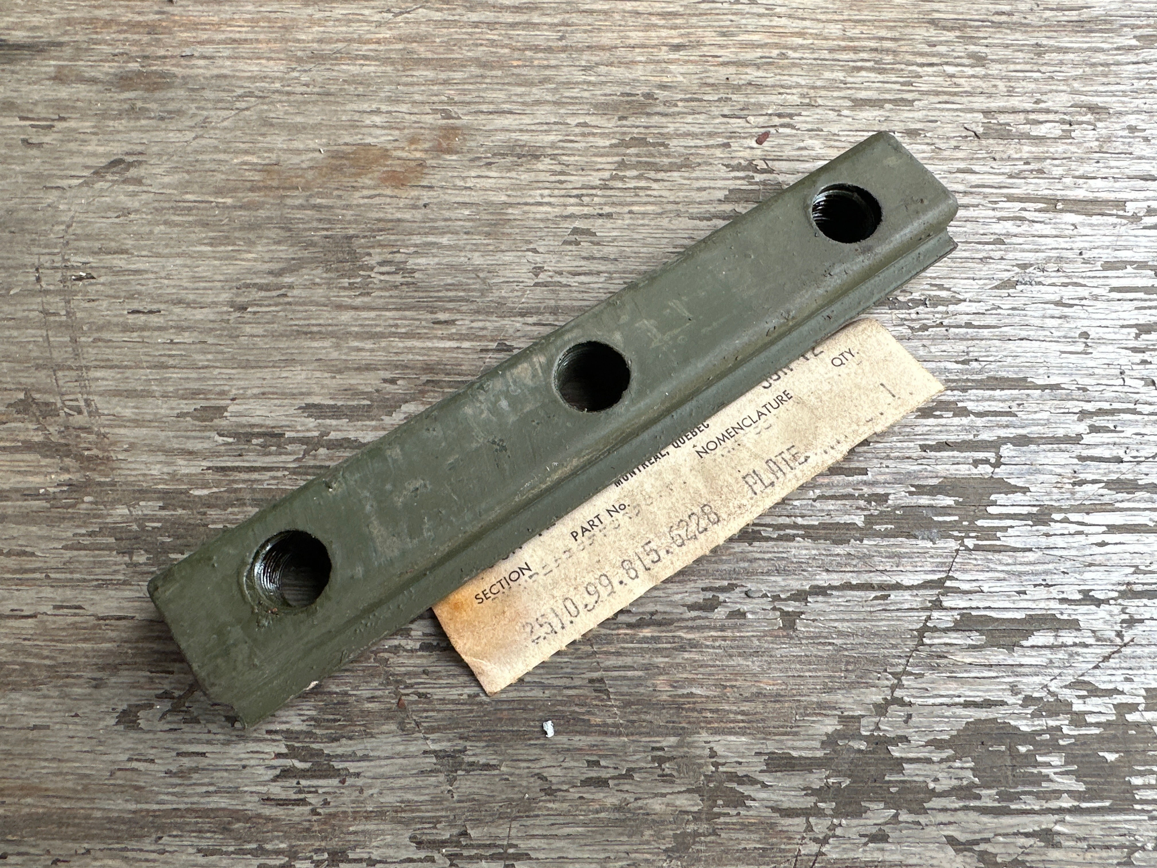 Front Hatch Hinge Plate