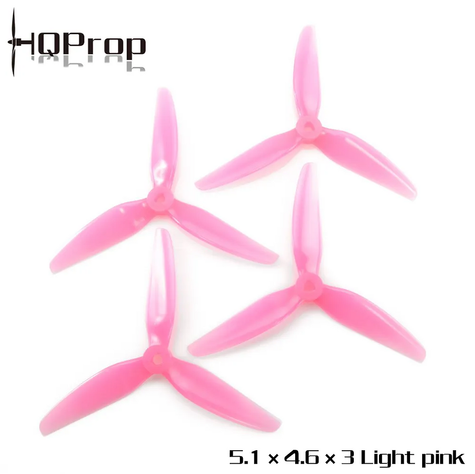 Miniaturbild: HQProp 5.1X4.6X3 (2CW+2CCW) Poly-Carbonate-POPO pink