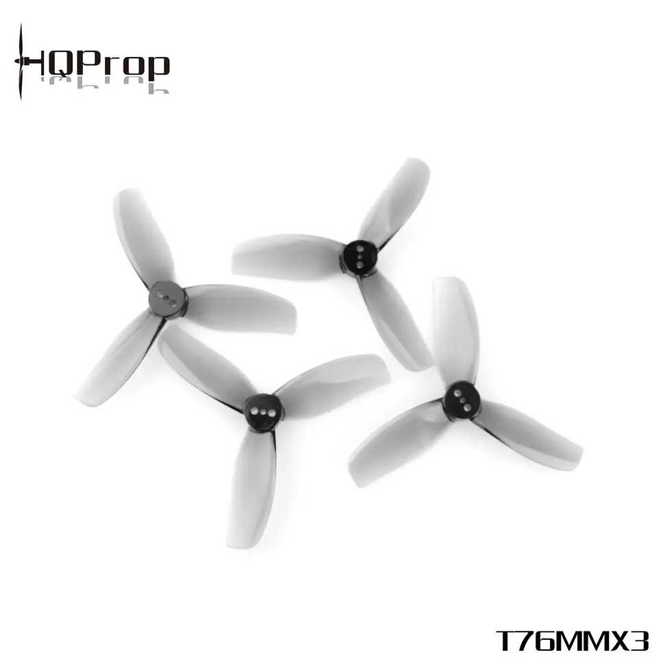 HQProp T76MMX3 für Cinewhoop Grau (2CW+2CCW) Poly-Carbonate