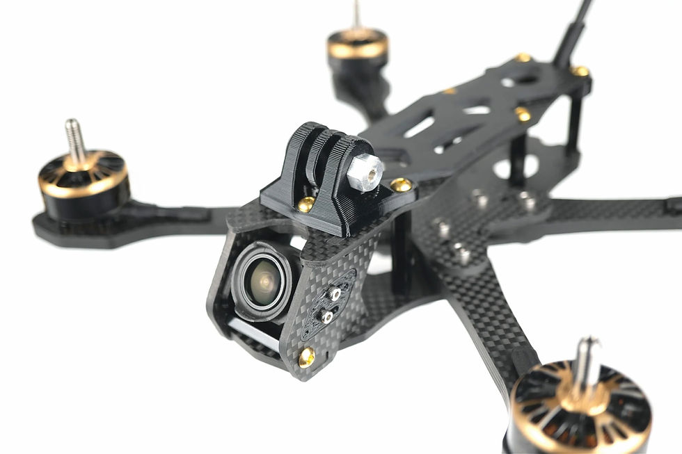 Thumbnail: Echo Pro Frame Kit mit DJI O4 Kamera-Mount und GoPro-Halterung – ImpulseRC Freestyle-Rahmen