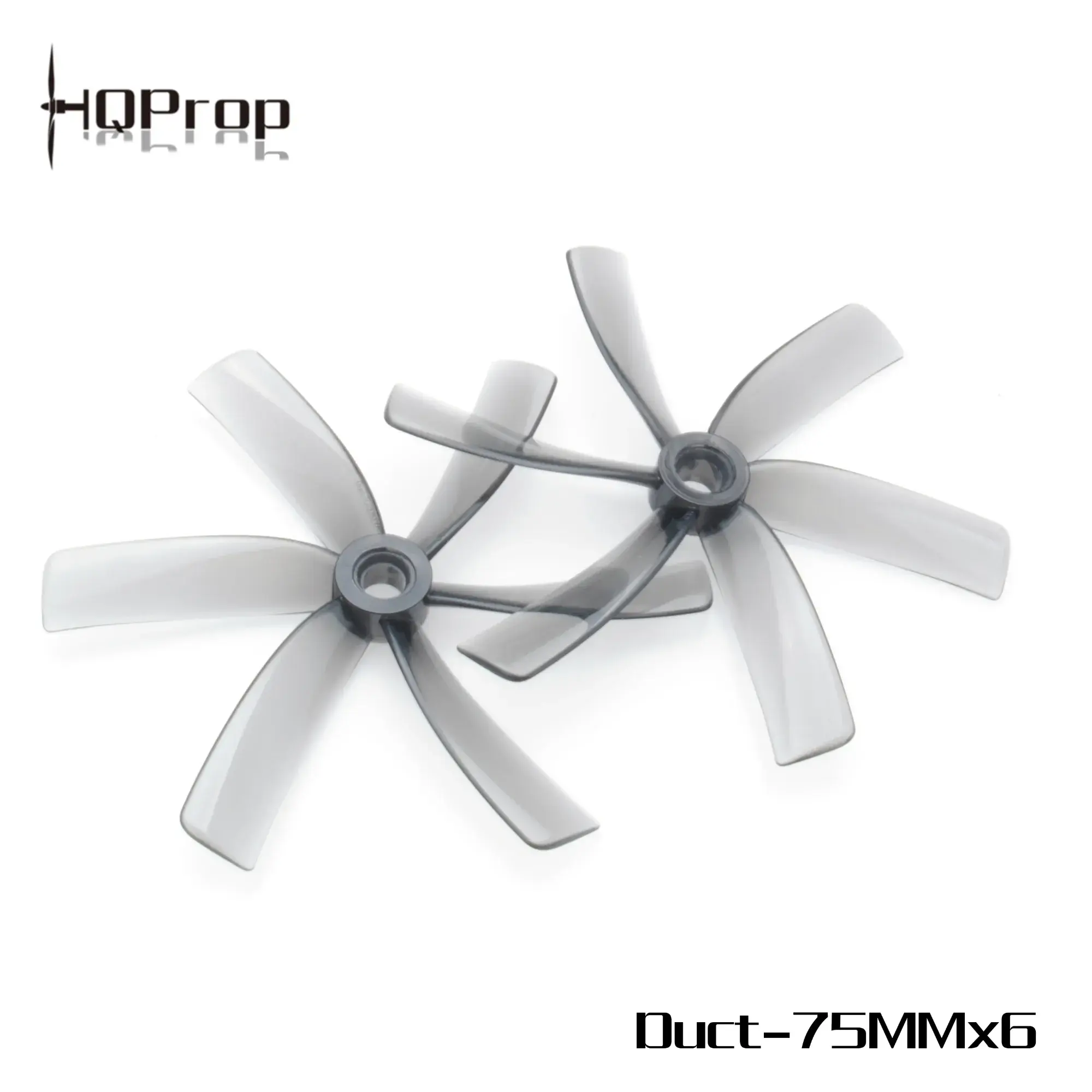 HQProp Duct-75MMX6 für Cinewhoop Grau (2CW+2CCW) Poly-Carbonate
