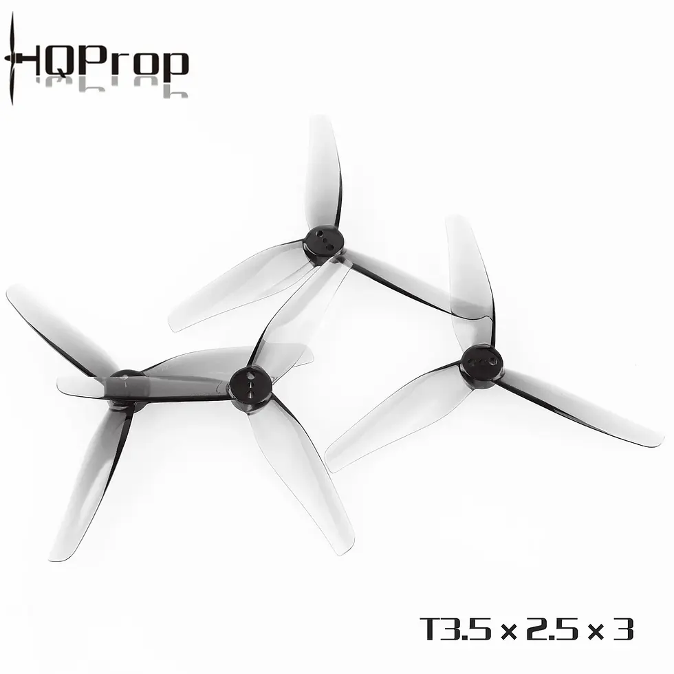 HQProp T3.5X2.5X3 (2CW+2CCW) Poly-Carbonate (1.9/1.5/1.9mm)