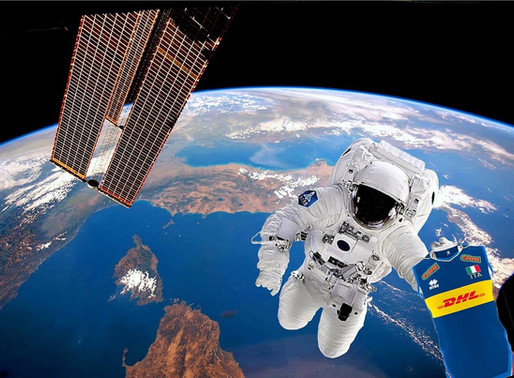 THE ITALIAN NATIONAL VOLLEYBALL TEAM SHIRT GOES INTO SPACE
