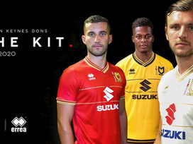 Erreà Sport and MK Dons F.C. unveil the new official kits for the forthcoming 2019 - 2020 season