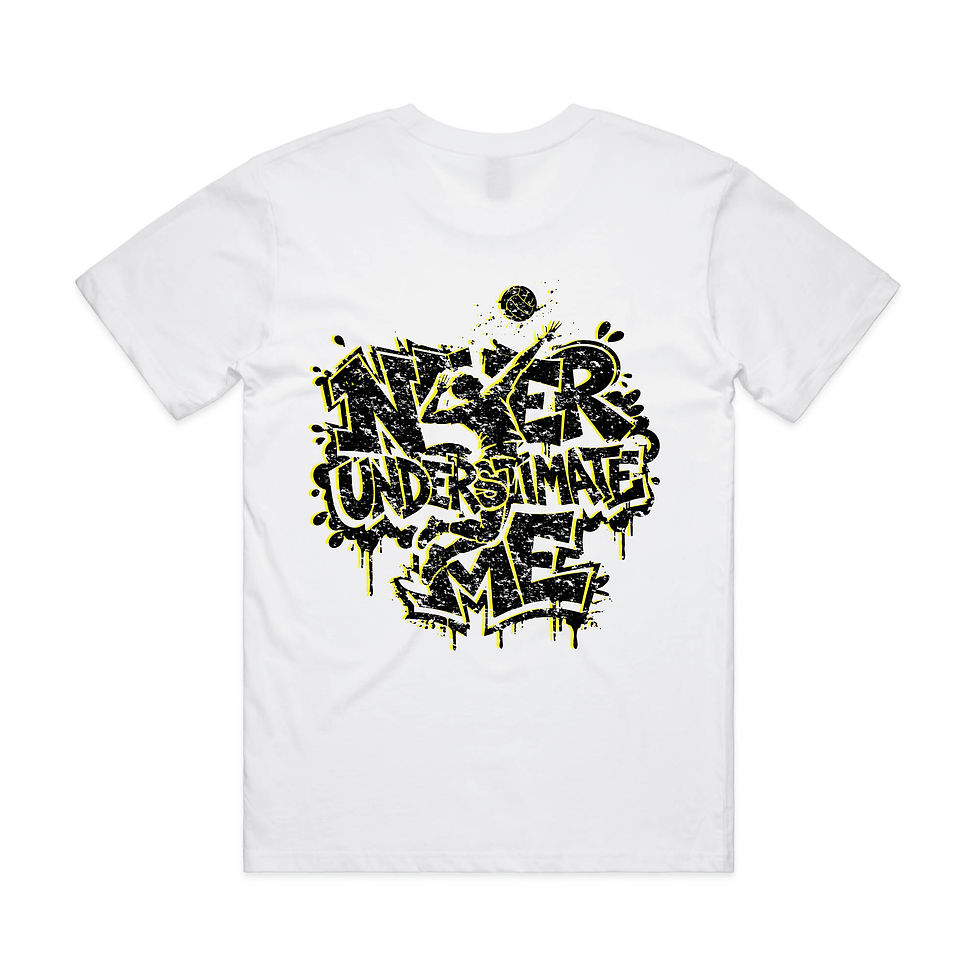Thumbnail: Never Underestimate Me Volley Tee