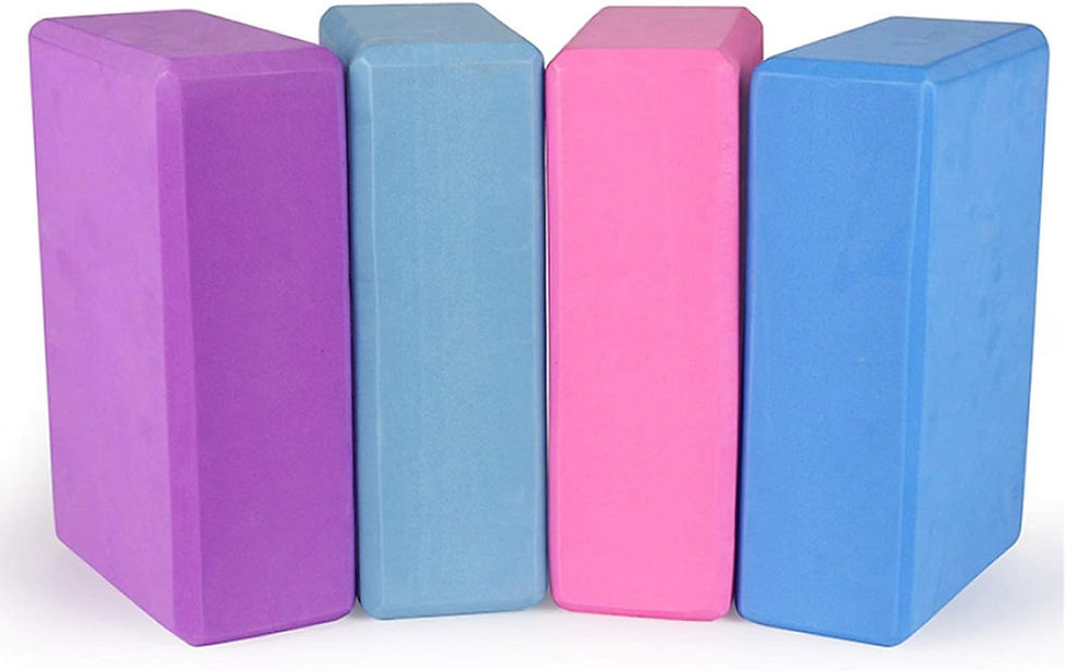 Thumbnail: Yoga Blocks 9''x6''x3'', 4 Pack High Density