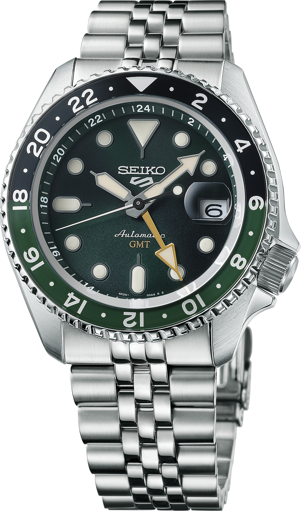 Seiko 5 Sports 'Green Bi-Colour' GMT