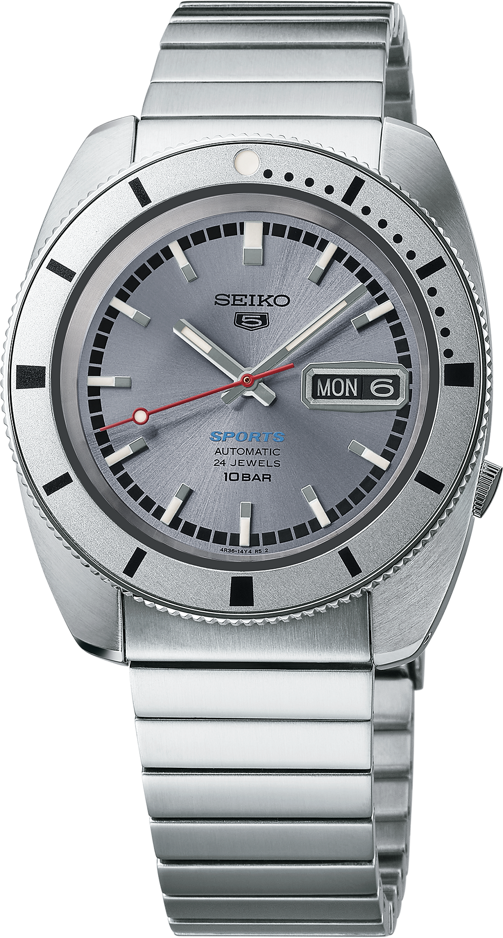 Seiko 5 Sports 'Ash Blue' 1968 Reincarnation