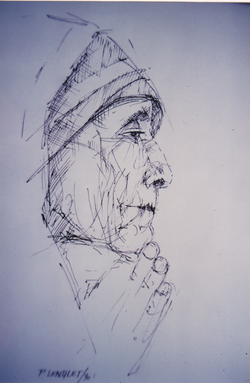 Mère Thérésa.35x25