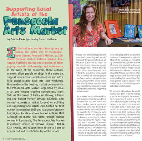 Supporting Local Artists at the Pensacola Arts Market
