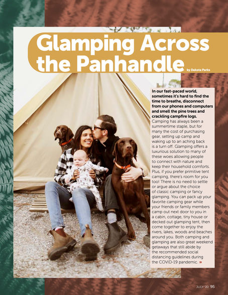 Glamping Acrossthe Panhandle