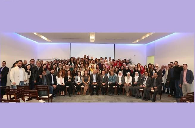 Biolab celebrates with its team during the annual meeting