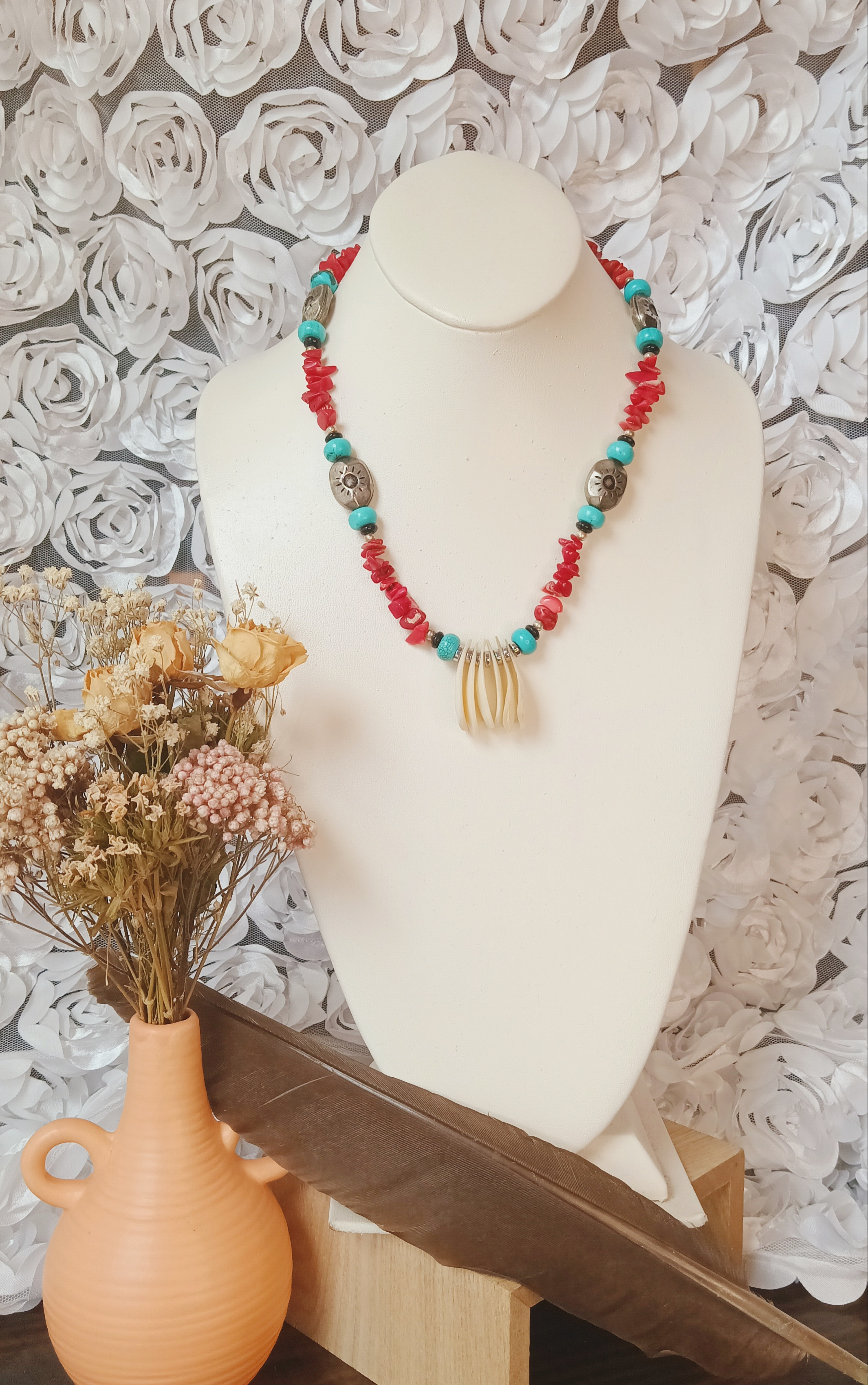 Shelled Beaded Necklace