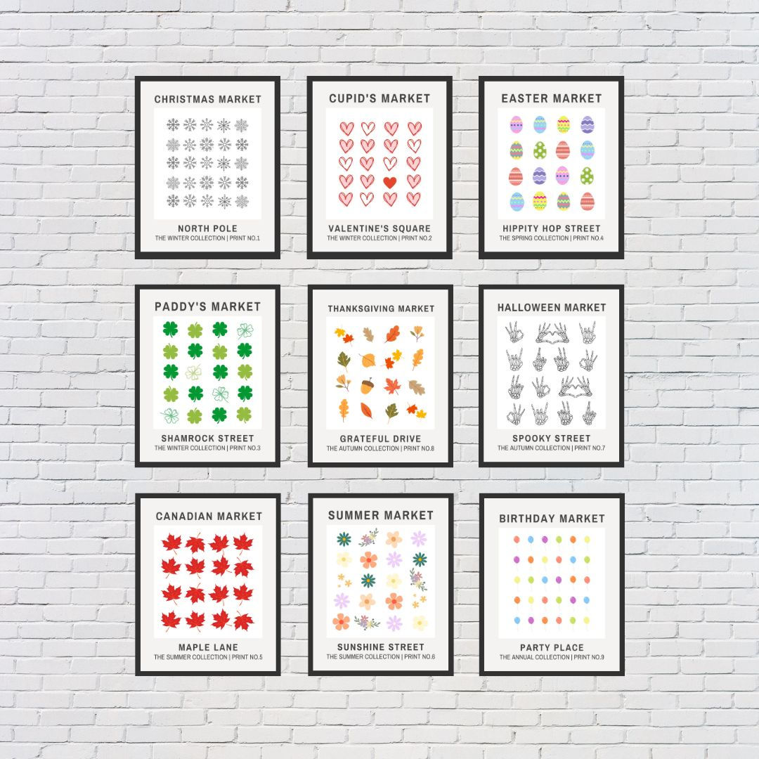 Seasonal Prints Bundle #3