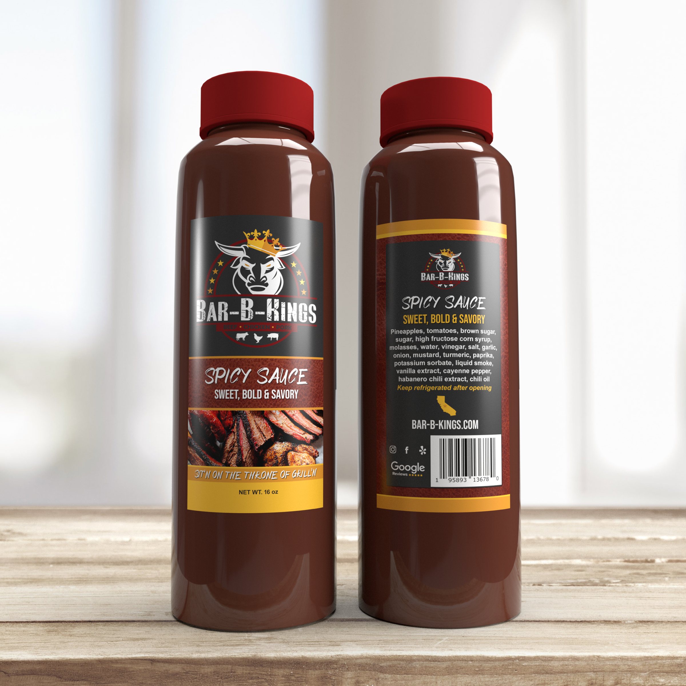 Spicy BBQ Sauce 16oz