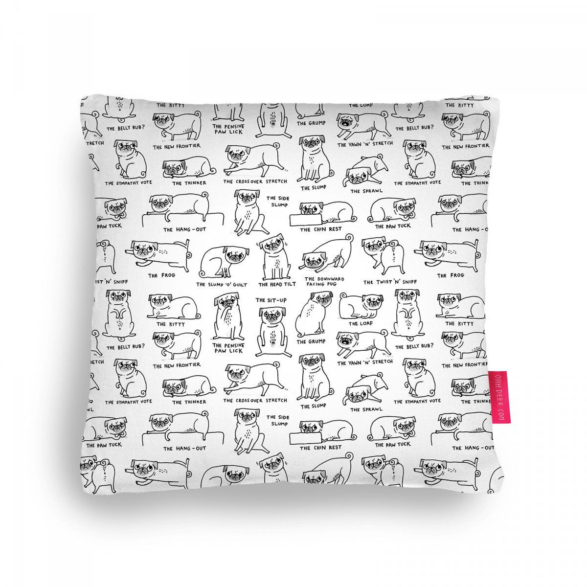 Pug Positions Cushion