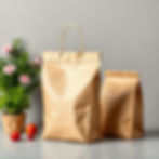 Paper bags with top seal
