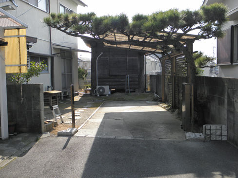 門柱撤去しました