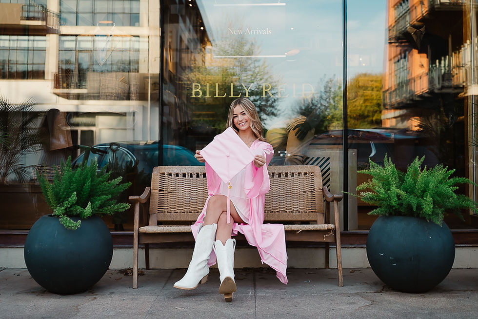 A Unique Urban Senior Session in Downtown Austin