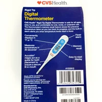 CVS Health Rigid Tip Digital Thermometer | Quarkonia Store