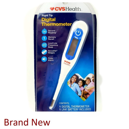 CVS Health Rigid Tip Digital Thermometer Quarkonia Store