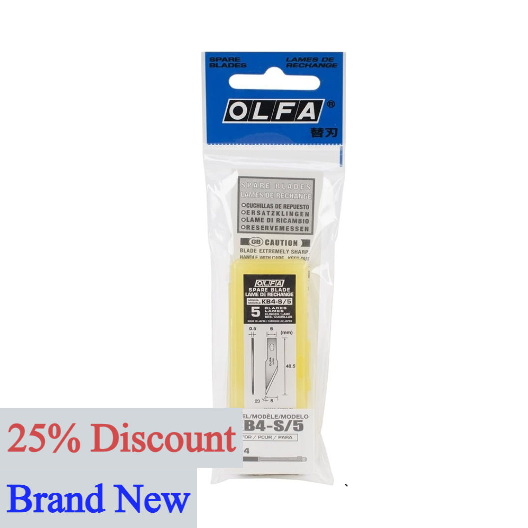 OLFA #11 Precision Art Blade Set, 5 Blades (KB4-S/5)