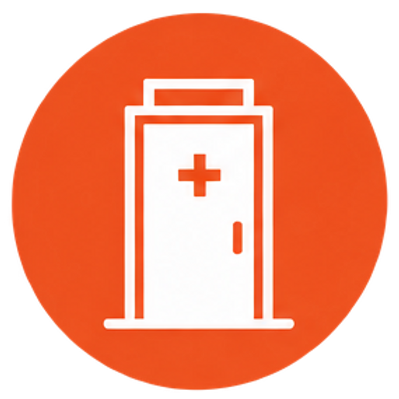 Healthcare doorsets icon