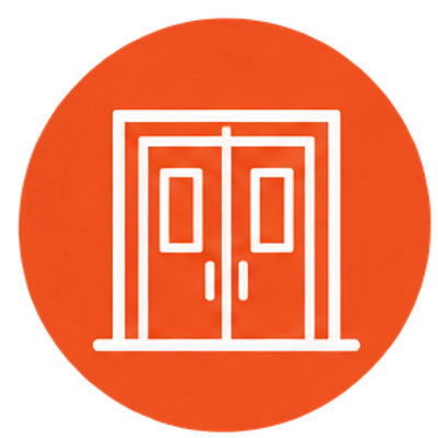 Screen specialist and security doorsets icon