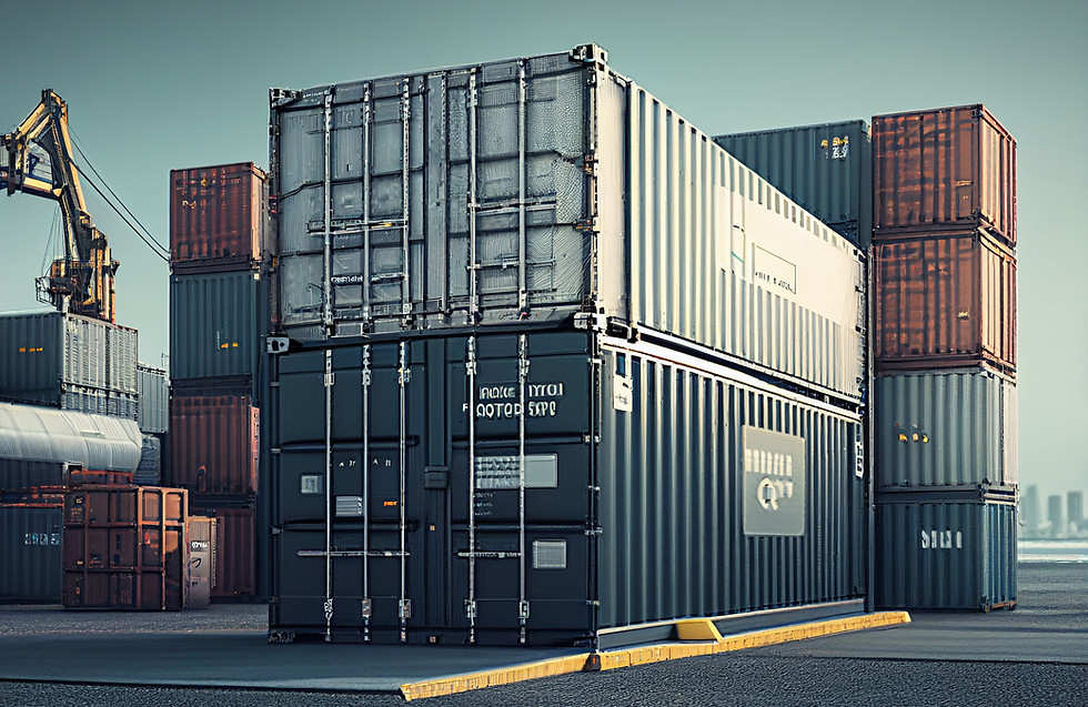 Containers and Cranes Company Customizable