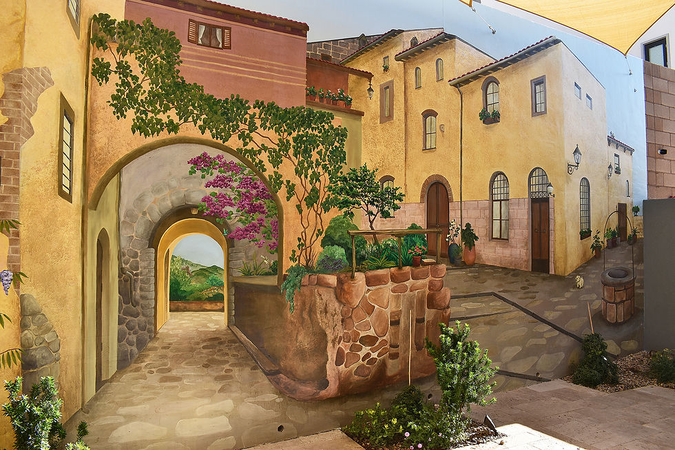 Italian Village mural