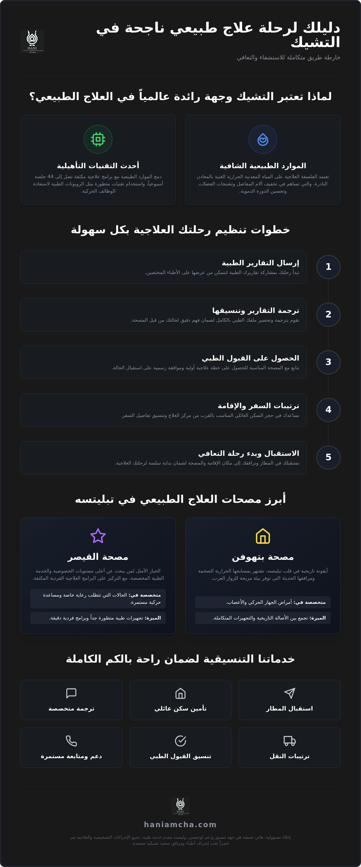 مصحات التشيك للعلاج الطبيعي