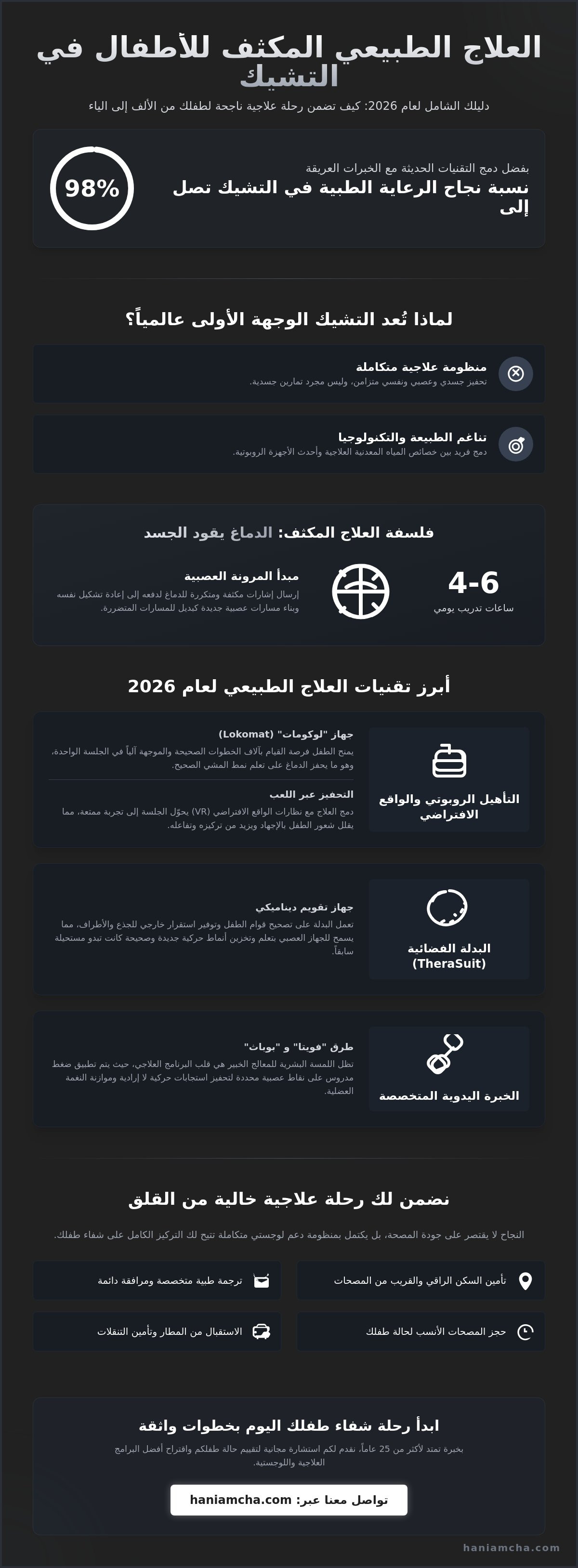 علاج طبيعي مكثف للأطفال في التشيك