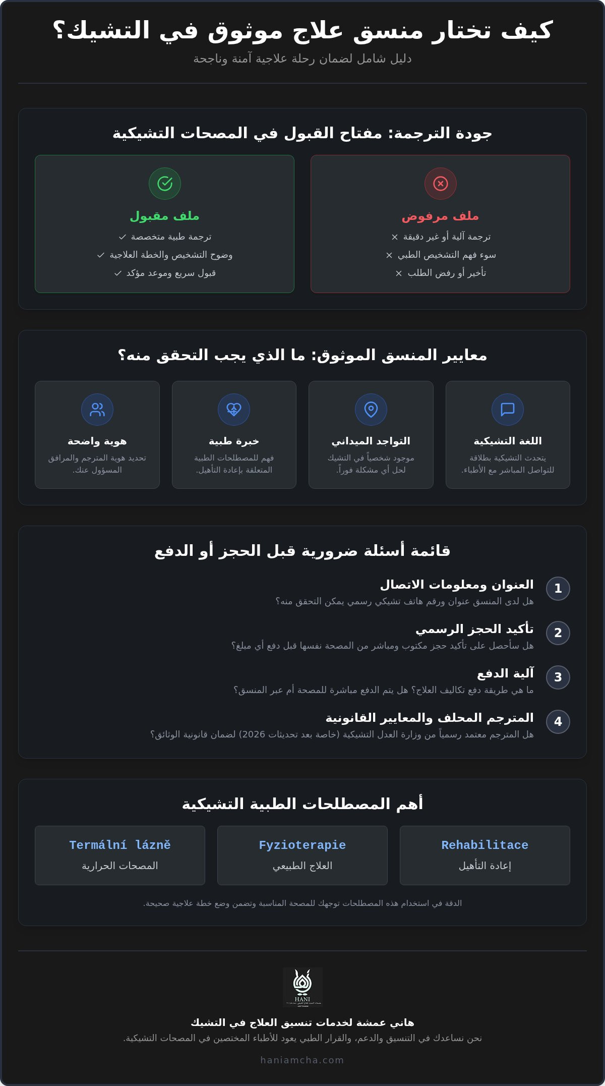 الترجمة الطبية العربية في التشيك