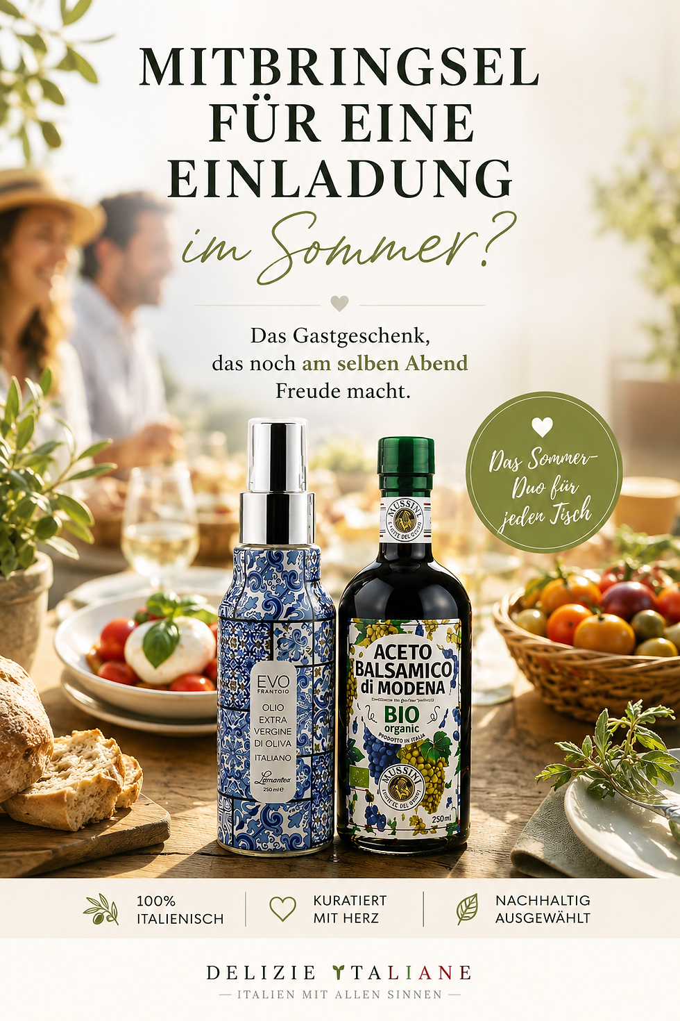Was ist ein gutes Mitbringsel für eine Einladung im Sommer? (Ausser einer Flasche Wein...)
