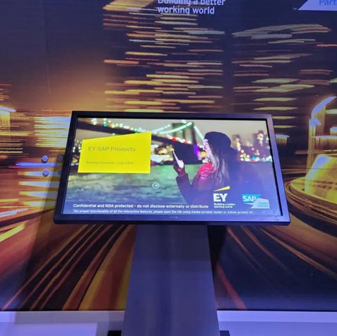 TV Touch interativa para empresas TOUK
