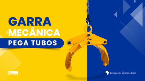 Simplificando a Movimentação de Tubos com a Garra Mecânica Pega Tubos