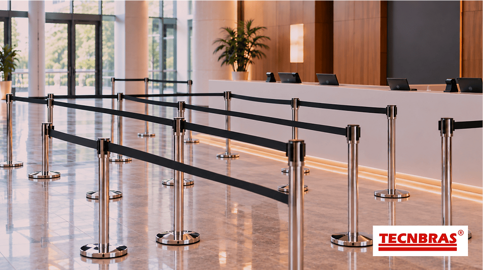 Pedestal Organizador de Fila TECNBRAS