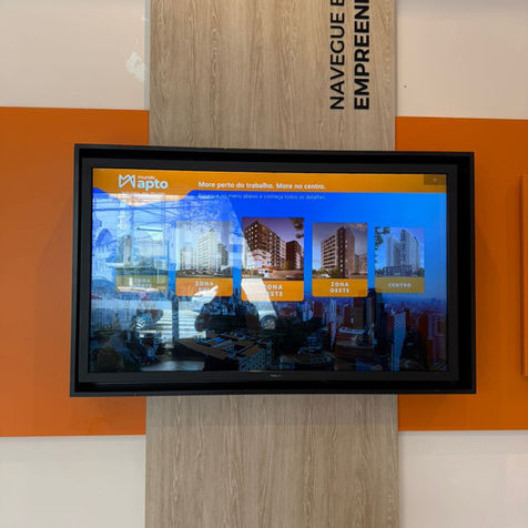 Tela Interativa para Feiras e Eventos