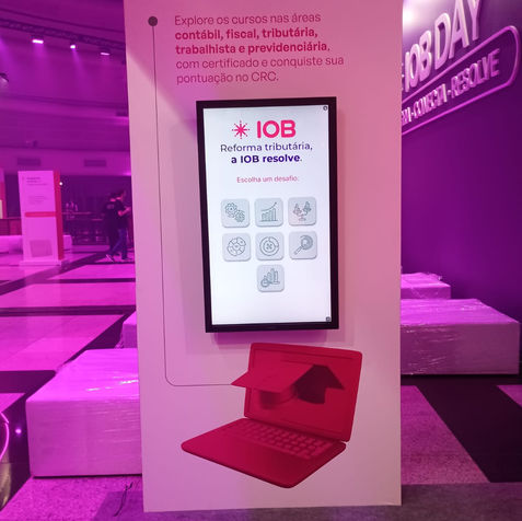 Solução de TV Touch interativa para empresas TOUK