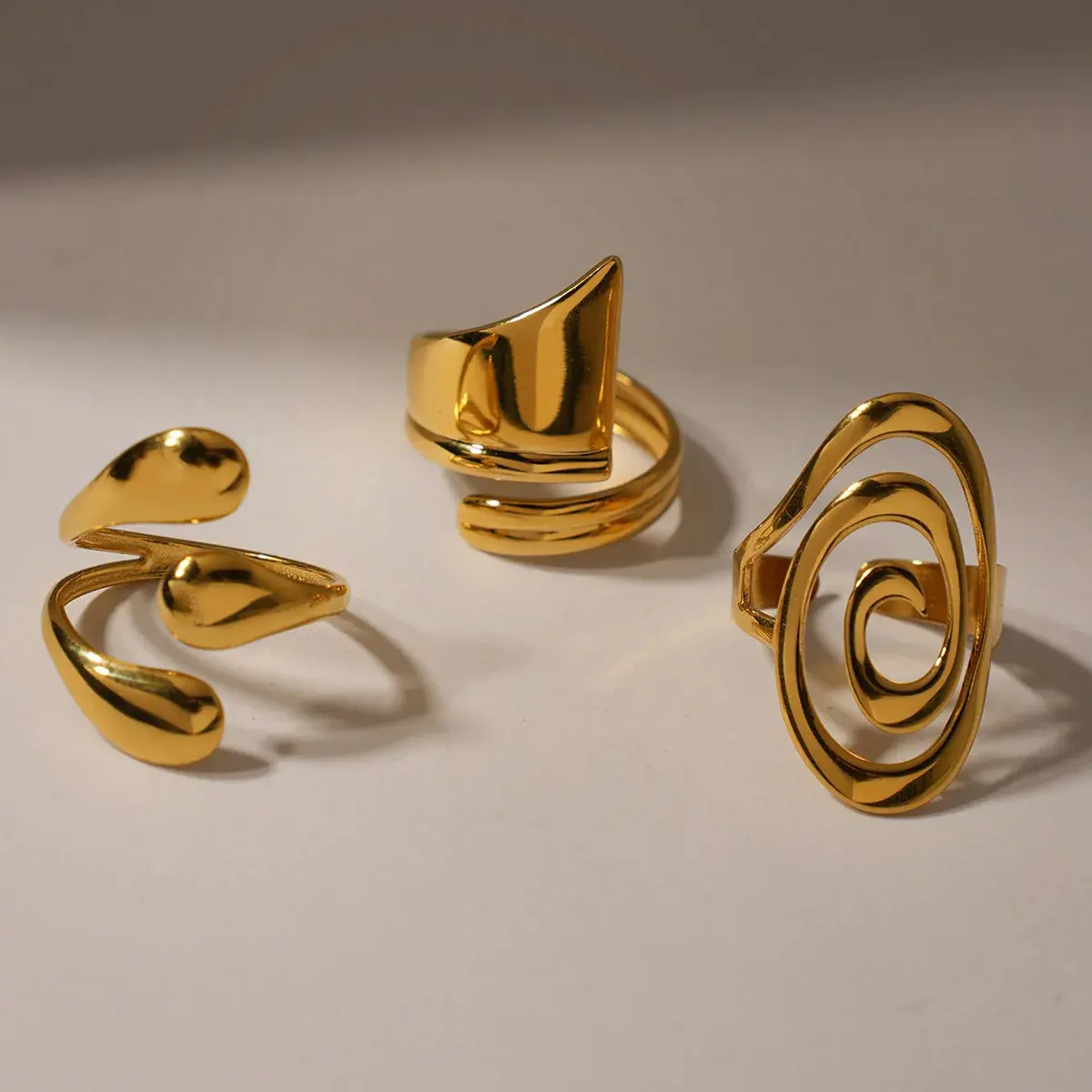 Gold rings