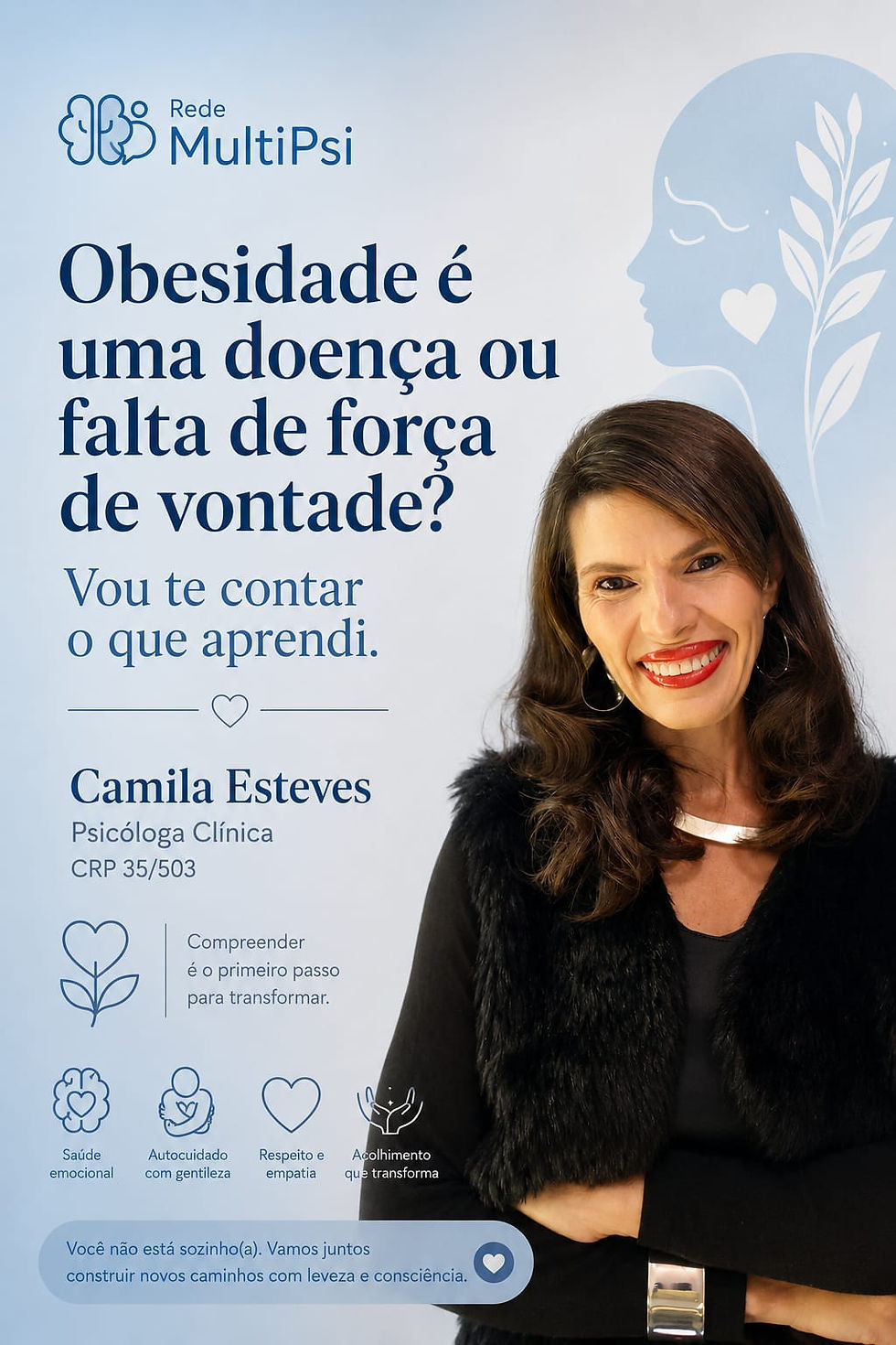 Entenda a obesidade como uma condição de saúde complexa, que envolve fatores emocionais, biológicos e sociais, sem culpa ou julgamento.