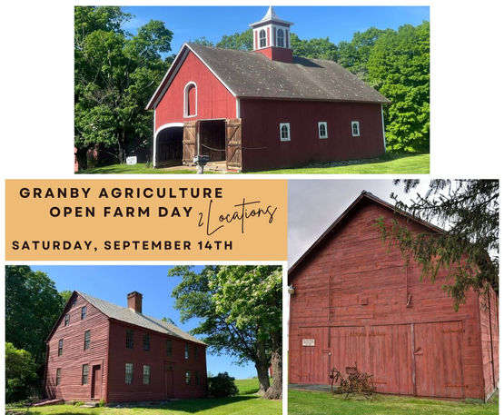 Granby Agriculture Open Farm Day - 2 Locations on September 14th