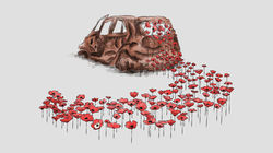 Digital illustrations appearing in the book about the events of the Iron Sword War