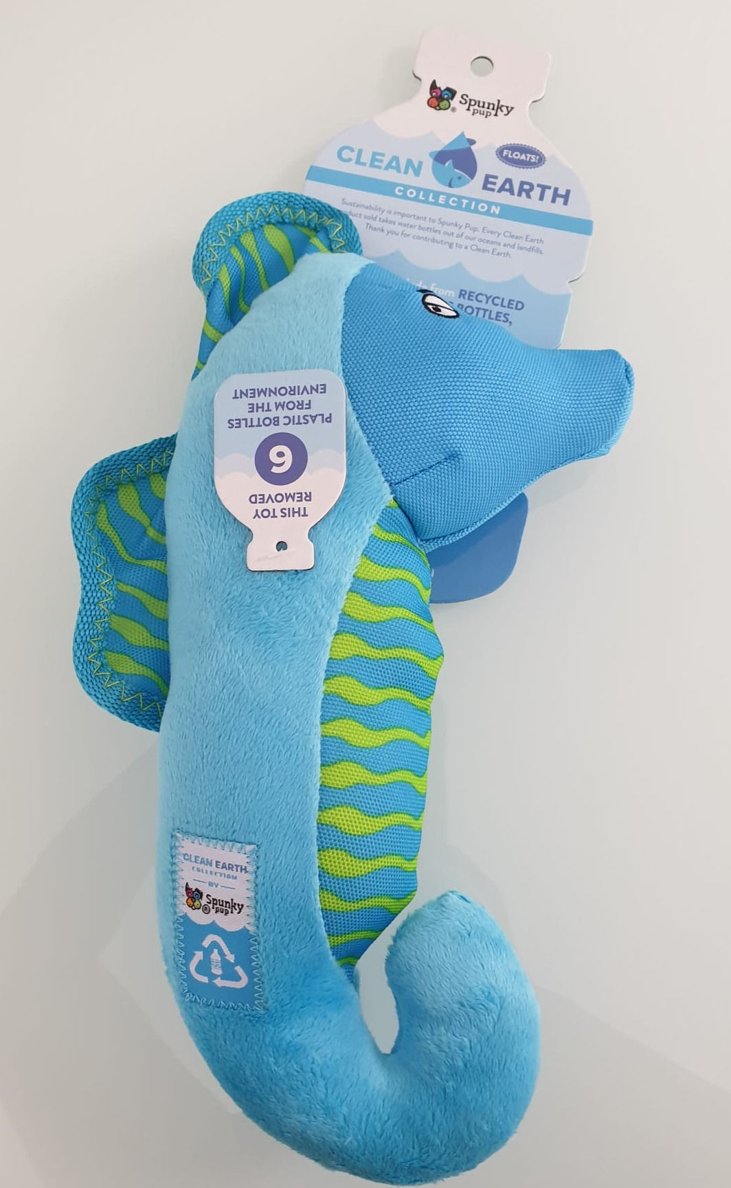 Spunky Pup Clean Earth Seahorse