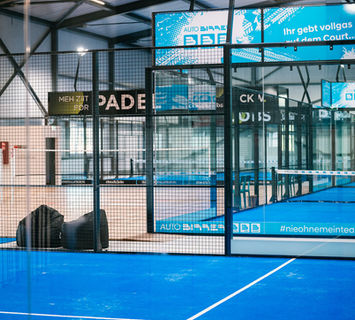Padelfelder in der Padel Arena Sursee