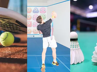 Ballsport Credit: Padel, Squash und Badminton
