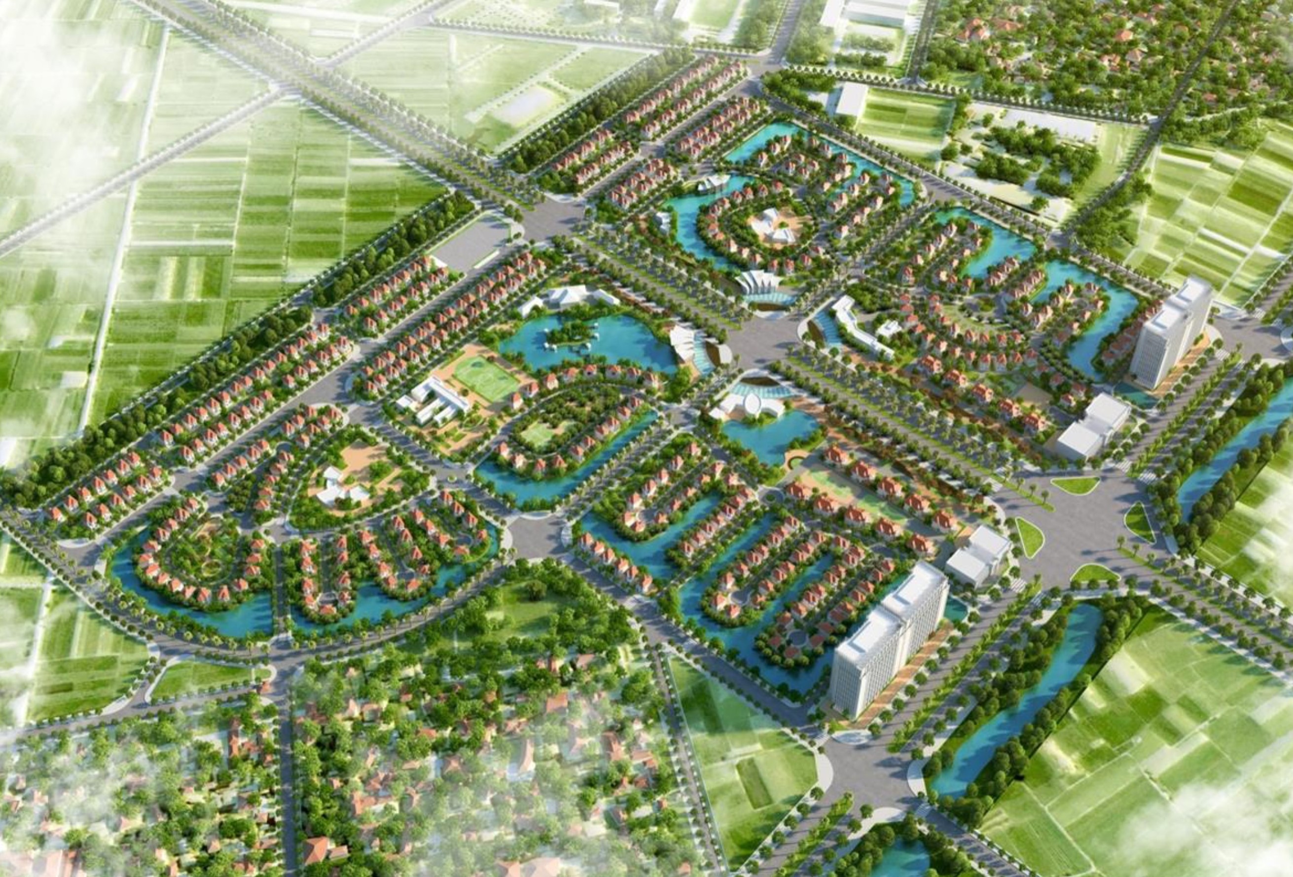 Master Planning Song Hong - Me Linh