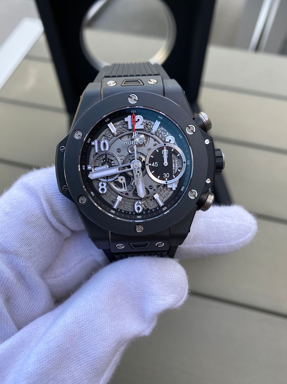 Miniaturbild: Hublot Big Bang Unico Black Ceramic 42mm