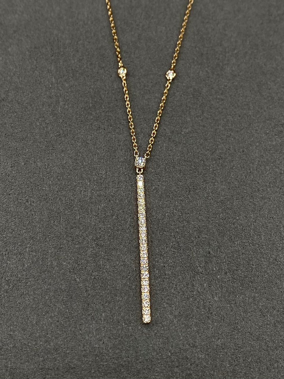 Miniaturbild: Messika  Halskette Gatsby Barrette Verticale